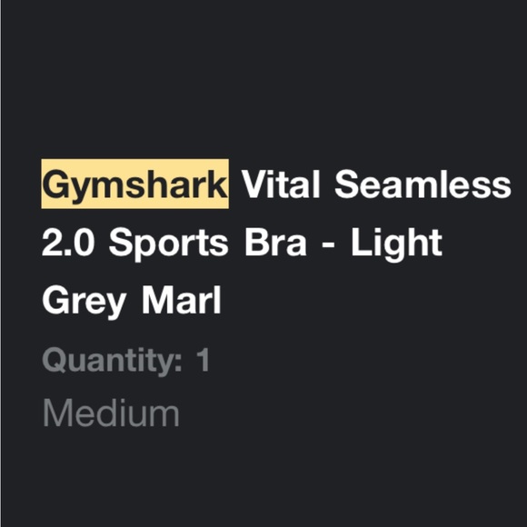 Gymshark Sports Bra, M - Picture 5 of 5